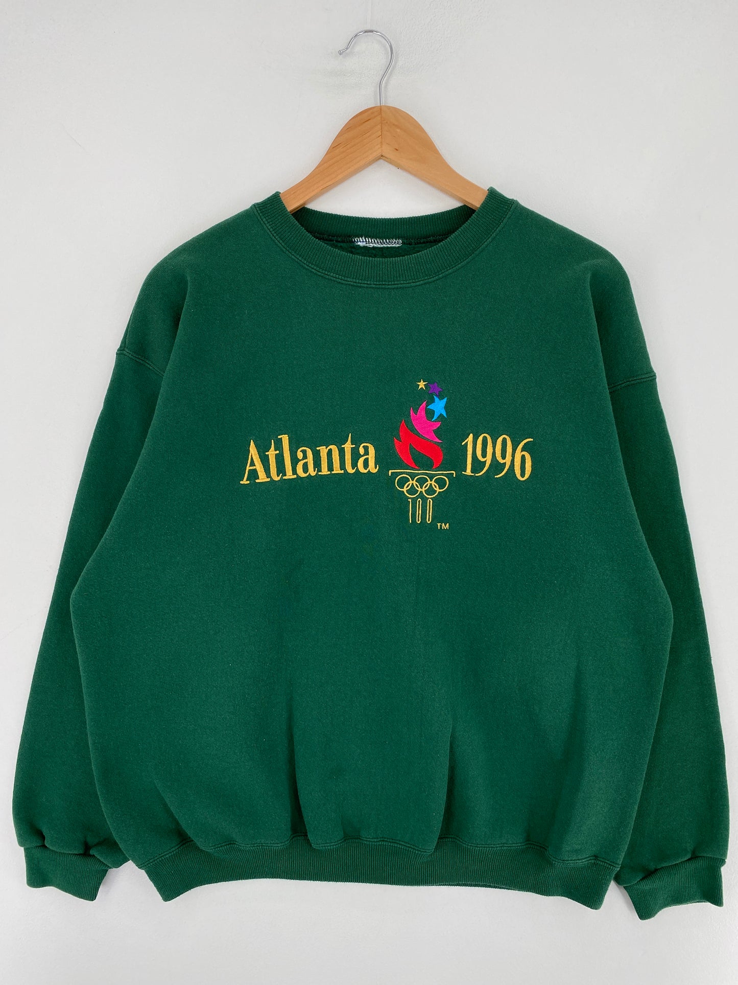 1996 ATLANTA OLYMPIC Size Approx. XL Vintage Sweat-shirt / E9804S