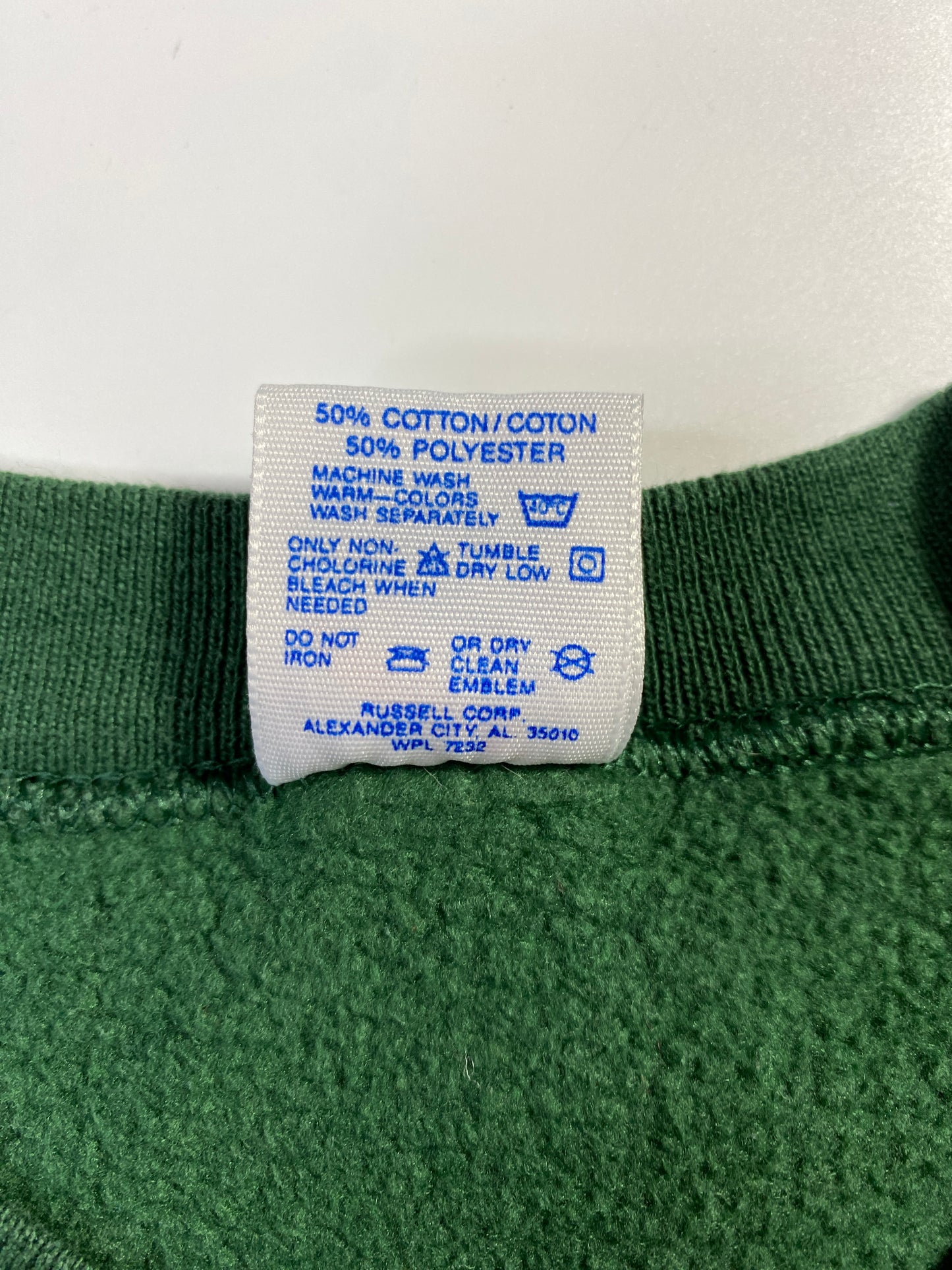 .90's FISH CREEK WISCONSIN Made in USA Size L College Sweat-Shirt / E8964S