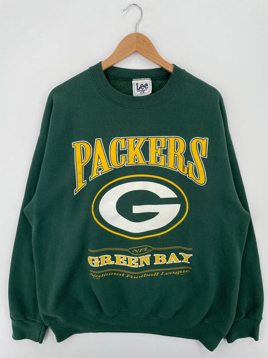 .1997 GREEN BAY PACKERS Made in USA Size XL Vintage NFL Sweat-Shirt / F2303S