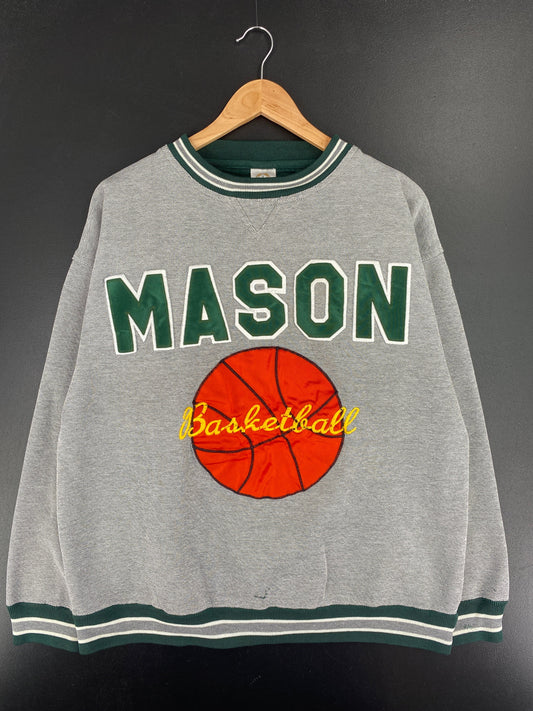 00' MASON BASKETBALL Size XL Vintage College Sweat-shirt / F8666S