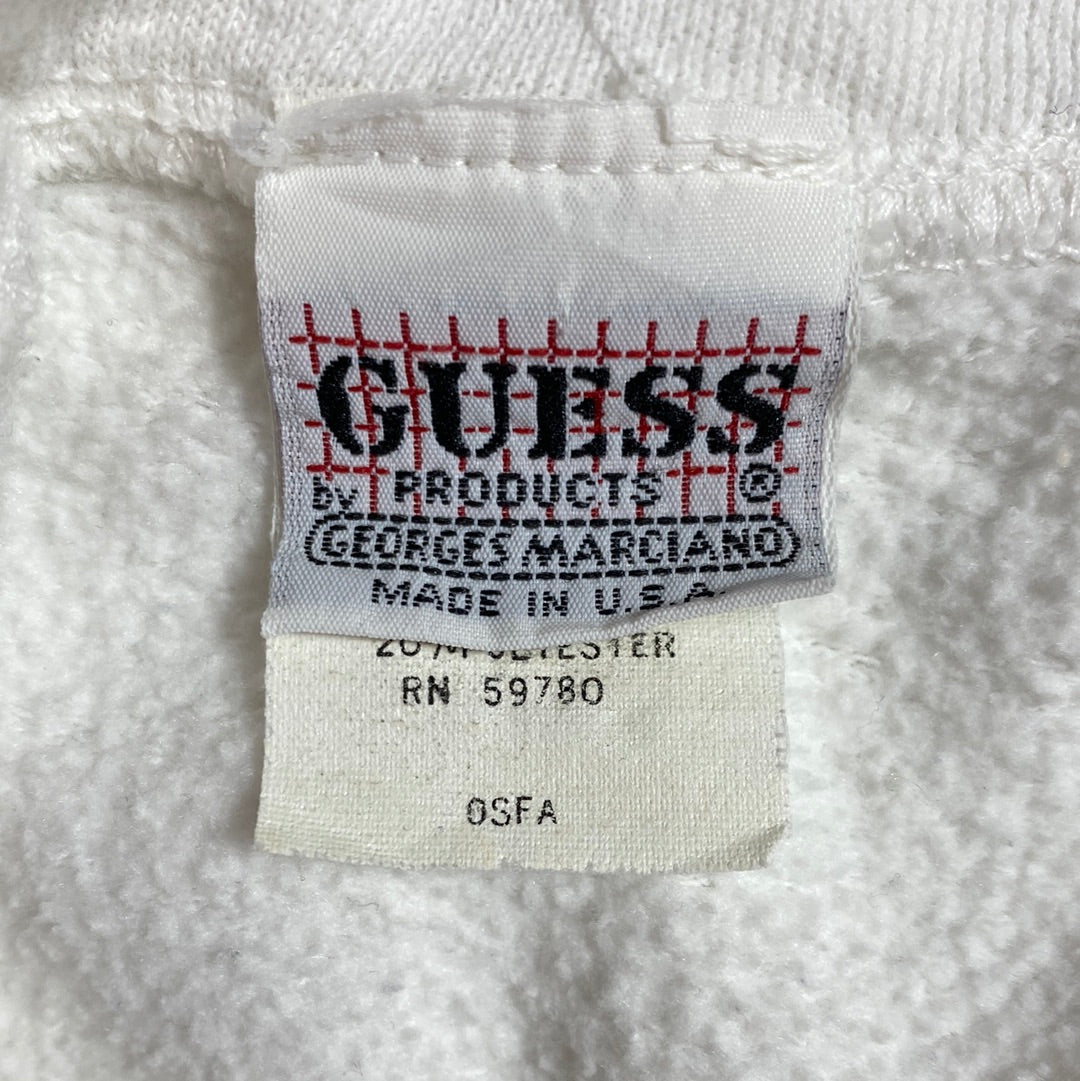 90's GUESS Made in USA Size Approx.XL Vintage Sweat-Shirt  / G5221S