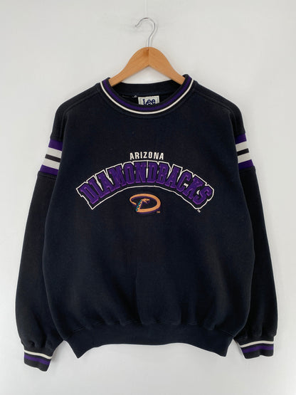 00' ARIZONA DIAMONDBACKS Size M Vintage MLB Sweat-Shirt / F360S