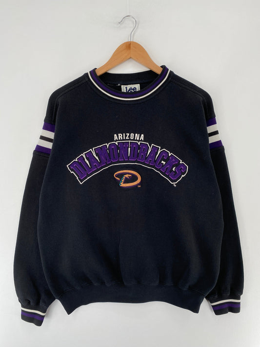 00' ARIZONA DIAMONDBACKS Size M Vintage MLB Sweat-Shirt / F360S