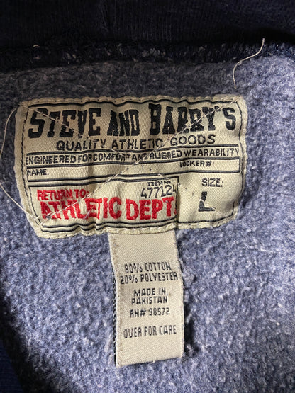 Vintage ST. JOHN'S Size L College Hoodie Sweat-shirt / F488S