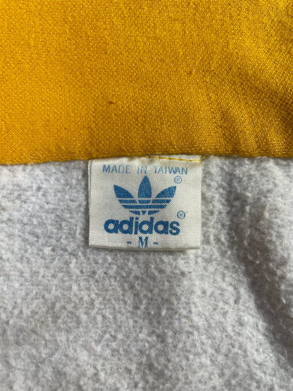 .80's ADIDAS Size M Vintage Half Zip Sweat-Shirt / E7051S