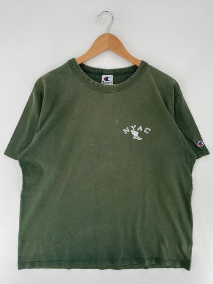 90's CHAMPION NYAC Made in USA Size L Vintage T-Shirt / E7691T