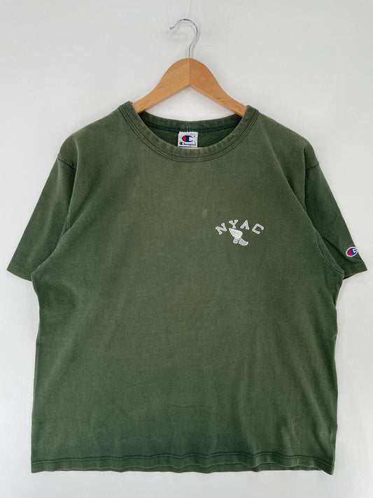 90's CHAMPION NYAC Made in USA Size L Vintage T-Shirt / E7691T