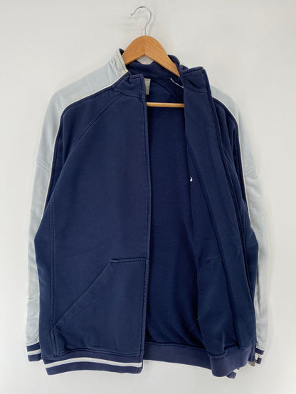 00' NIKE MINI SWOOSH Size L Vintage Zip Up Sweat-Shirt / E8909S
