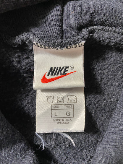 90's NIKE MINI SWOOSH Size L Vintage Hoodie Sweat-shirt / F11S