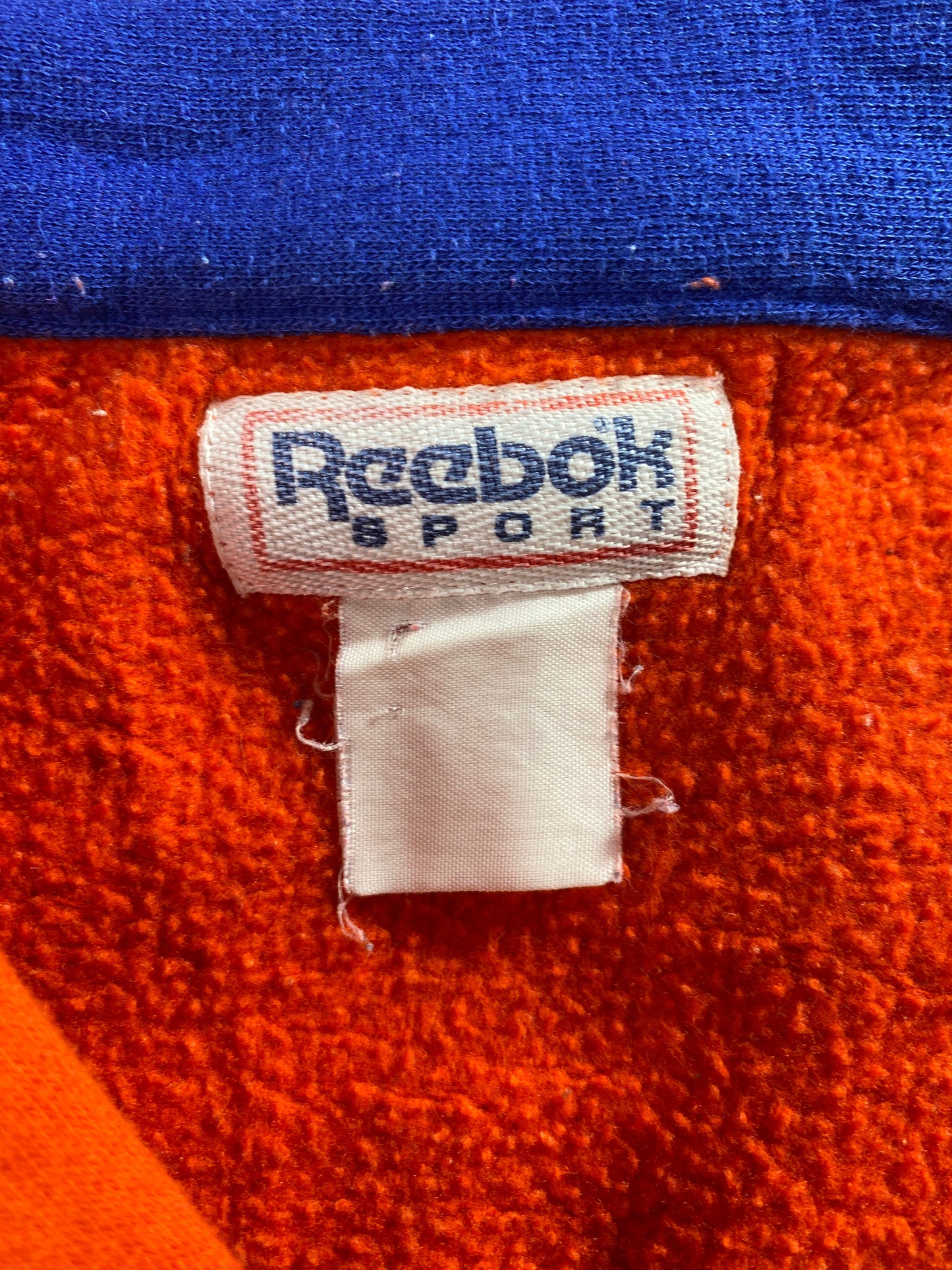 90’s REEBOK SPORT Size Approx.XL Vintage Half Zip Sweat-shirt / G2869S