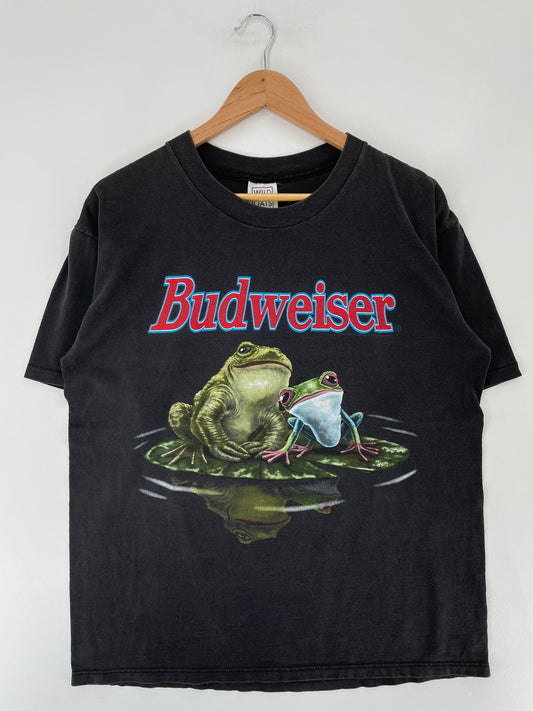 90's BUDWEISER Made in USA Size L Vintage T-shirt / E7384T