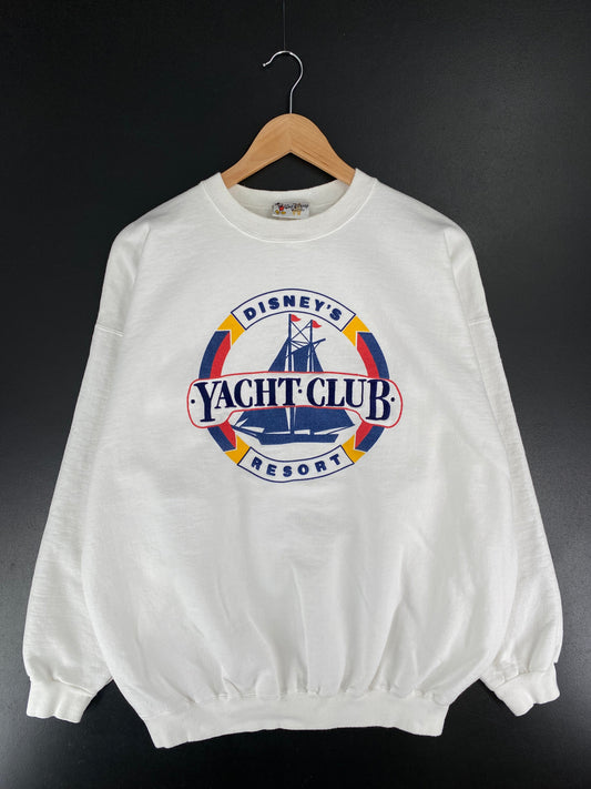 90's DISNEY YACHT CLUB Made in USA Size XL Vintage Sweat-shirt / F4292S