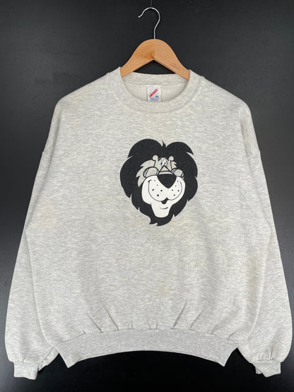 90's HUBERT HARRIS LION Made in USA Size XL Vintage Sweat-Shirt / G598S
