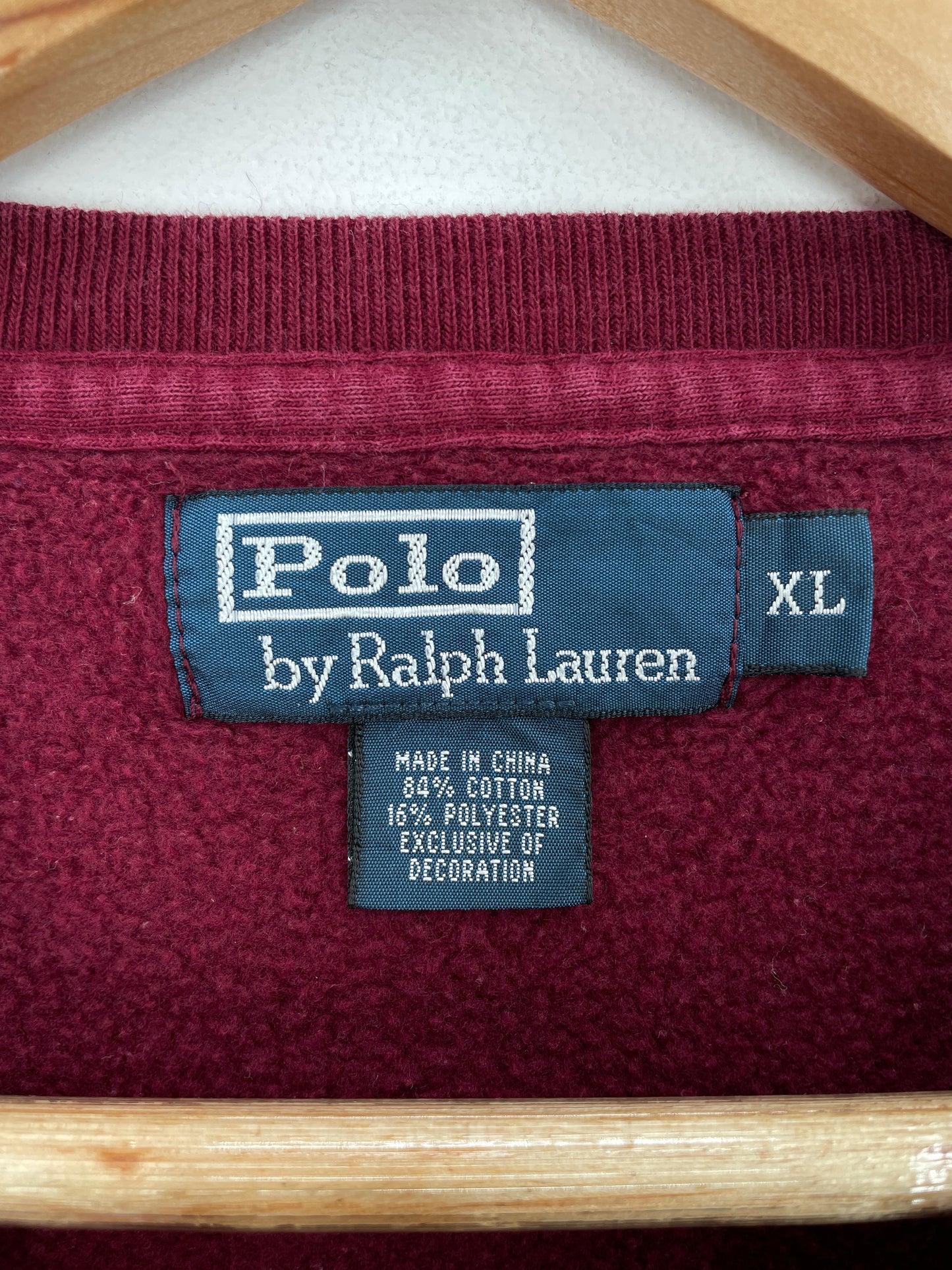 90's POLO RALPH LAUREN Size XL Vintage Sweat-Shirt / F39S