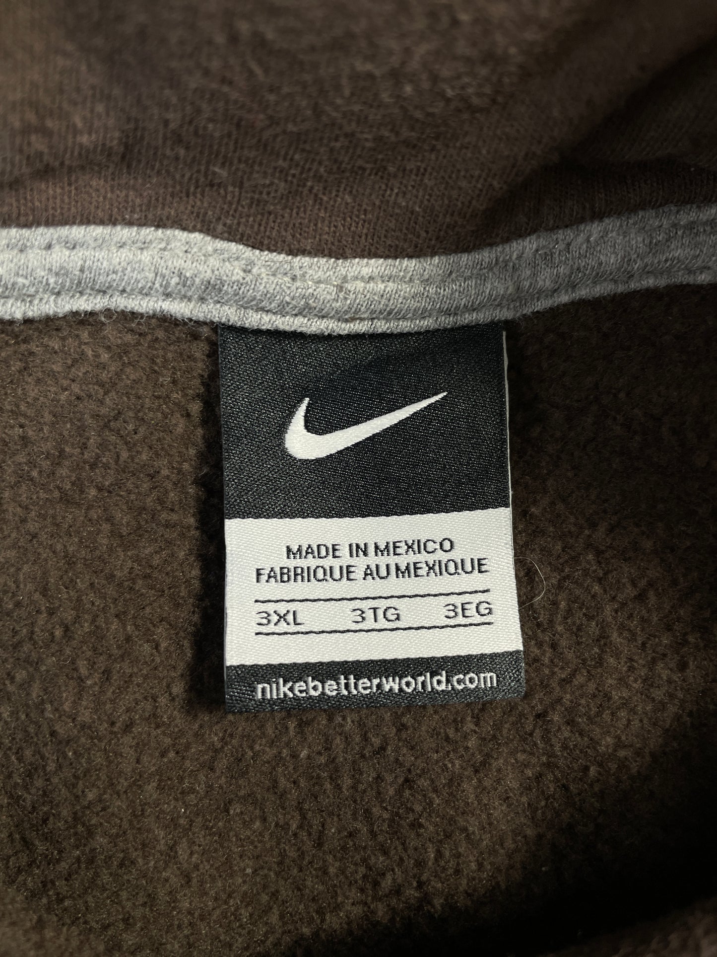 Vintage NIKE CENTER SWOOSH Size XXXL Vintage Hoodie Sweat-Shirt / E6894S