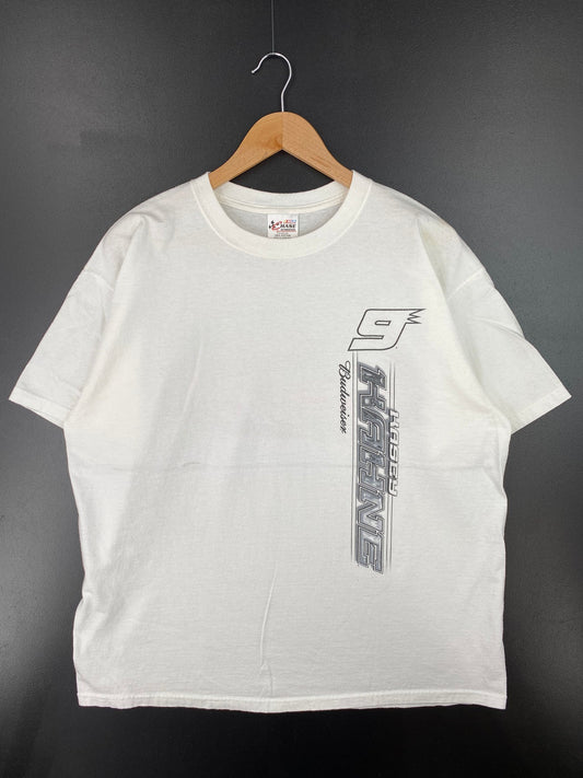 Vintage NASCAR KASEY KAHNE x BUDWEISER Size XL Racing T-Shirt / E9830T