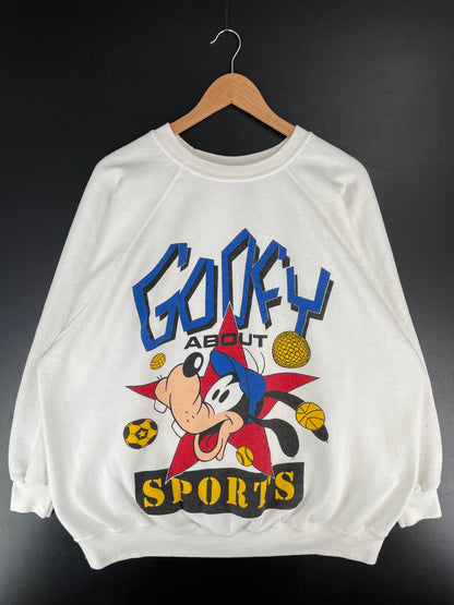 90's DISNEY GOOF Made in USA Size XXXXL Vintage Sweat-shirt / F5173S