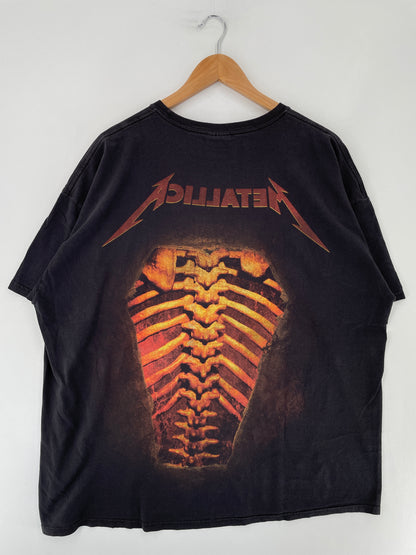 00' METALLICA Size XXL Vintage Music T-shirt / E6948T