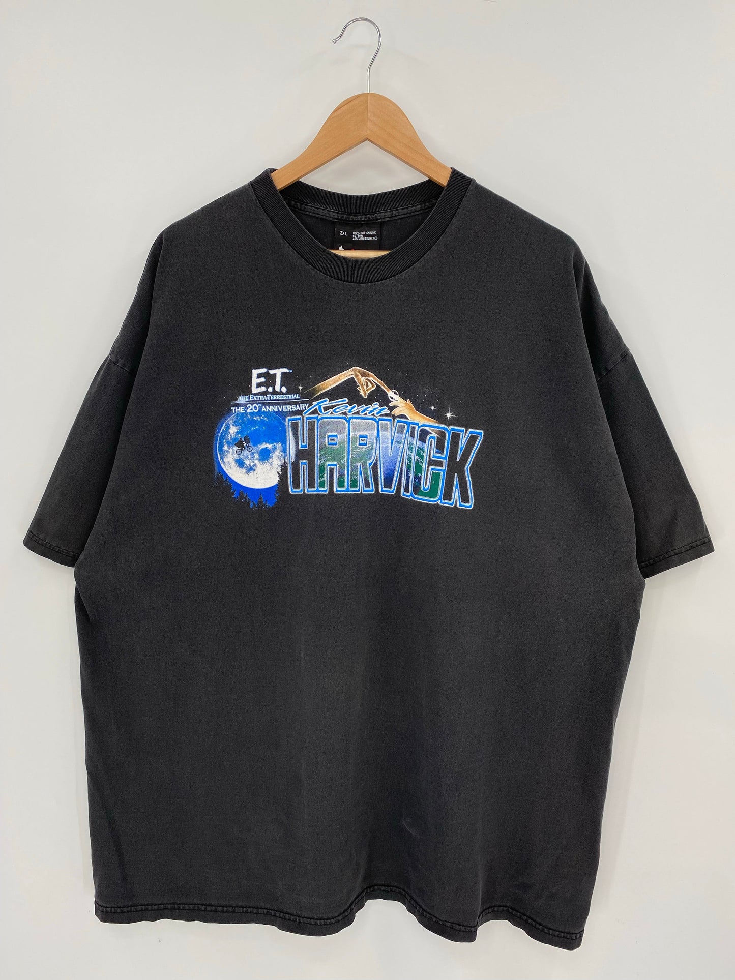 90's E.T. x KEVIN HARVICK Size XXL Vintage Racing T-Shirt / E6910T