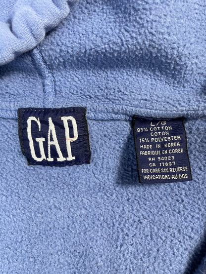 90’s GAP Size L Vintage Half zip Hoodie Sweat-shirt / E7523S