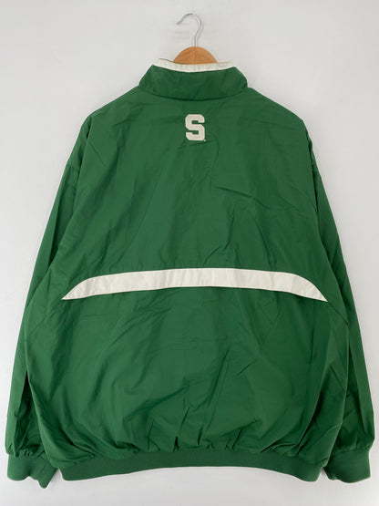 00' NIKE x MICHIGAN STATE Size XXL Vintage Nylon Jacket / G4490N