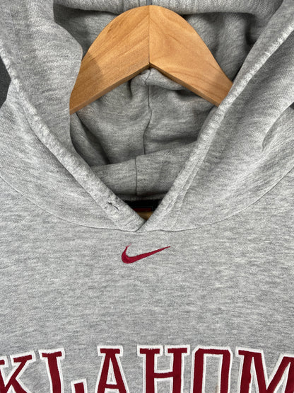 00' NIKE x OKLAHOMA Size L Vintage College Hoodie Sweat-Shirt / E7864S