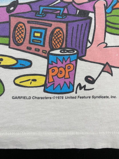 90’s GARFIELD Made in USA Size Approx.XL Vintage T-Shirts / E9787S