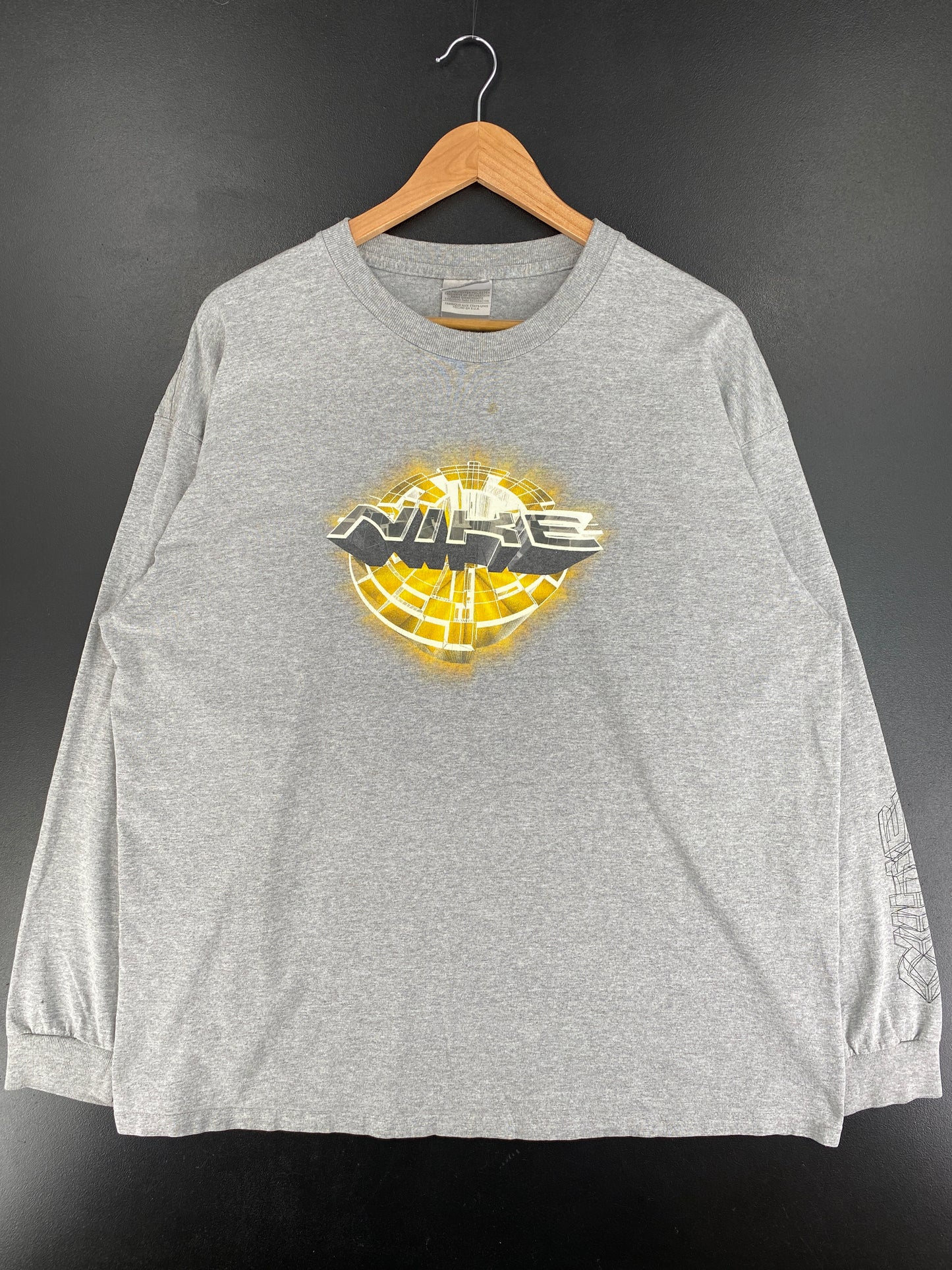 .90's NIKE Made in USA Size XL Vintage Long Sleeve T-Shirt / E9409T
