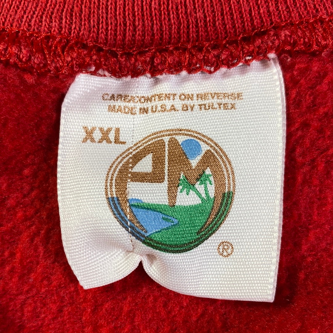 1987 HUG ME IN PENNYSLVANIA Made in USA Size XXL Vintage Christmas Sweat-Shirt / G5199S