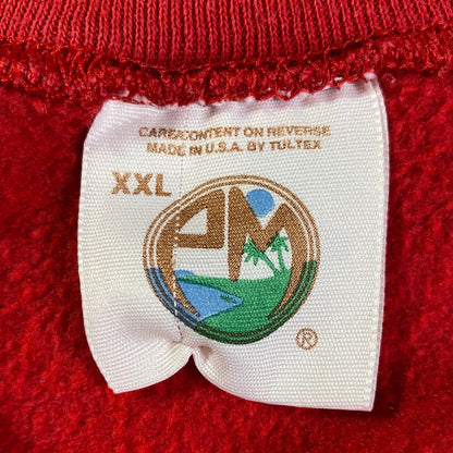 1987 HUG ME IN PENNYSLVANIA Made in USA Size XXL Vintage Christmas Sweat-Shirt / G5199S