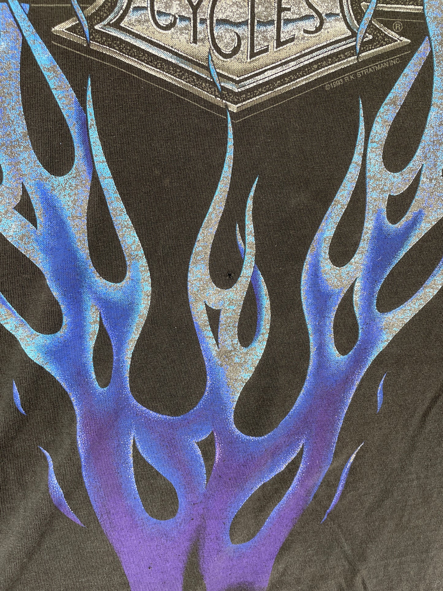 1993 HARLEY DAVIDSON Size Approx.XL Vintage T-shirt / E6789T