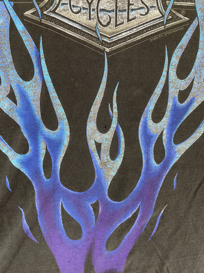 1993 HARLEY DAVIDSON Size Approx.XL Vintage T-shirt / E6789T