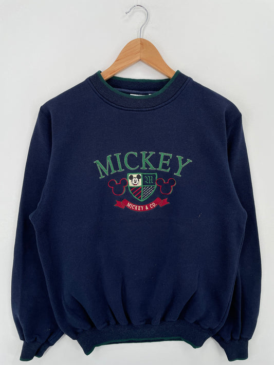 90’s DISNEY MICKEY Size M Vintage Sweat-shirt / F2357S