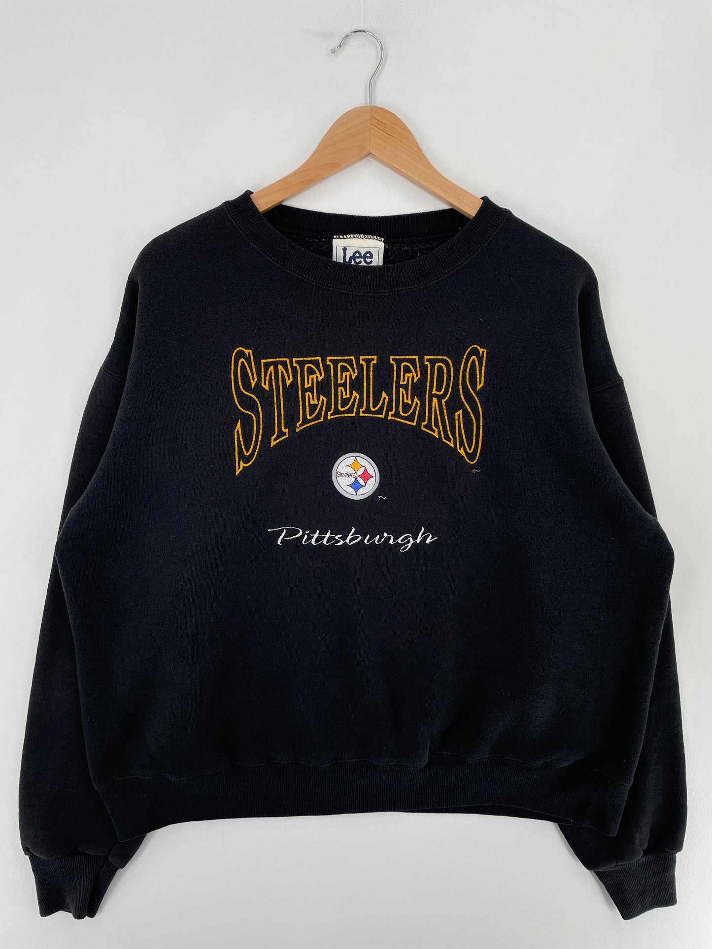 90's PITTSBURGH STEELERS Made in USA Size L Vintage NFL Sweat-shirt / F4204S