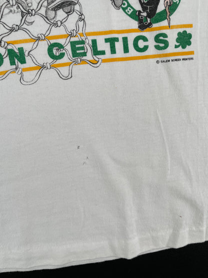 90's SALEM x BOSTON CELTICS Made in USA Size Approx.L Vintage NBA T-shirt / E8071T