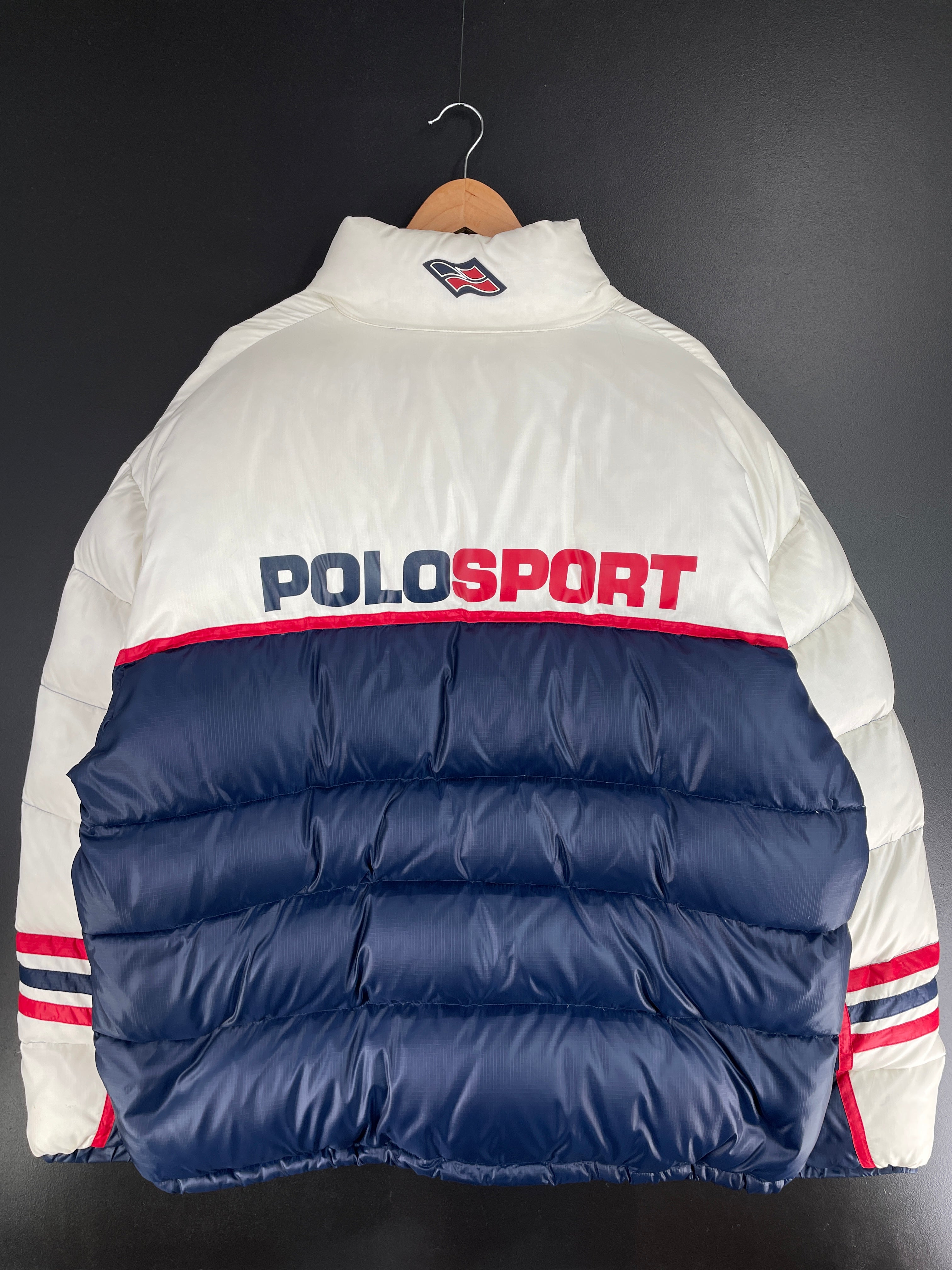 90's POLO SPORT RALPH LAUREN Size XXL Vintage Padded Nylon Jacket