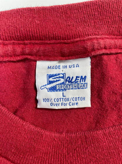 1992 SALEM x WASHINGTON REDSKINS Made in USA Size L Vintage NFL T-shirt / E7931T