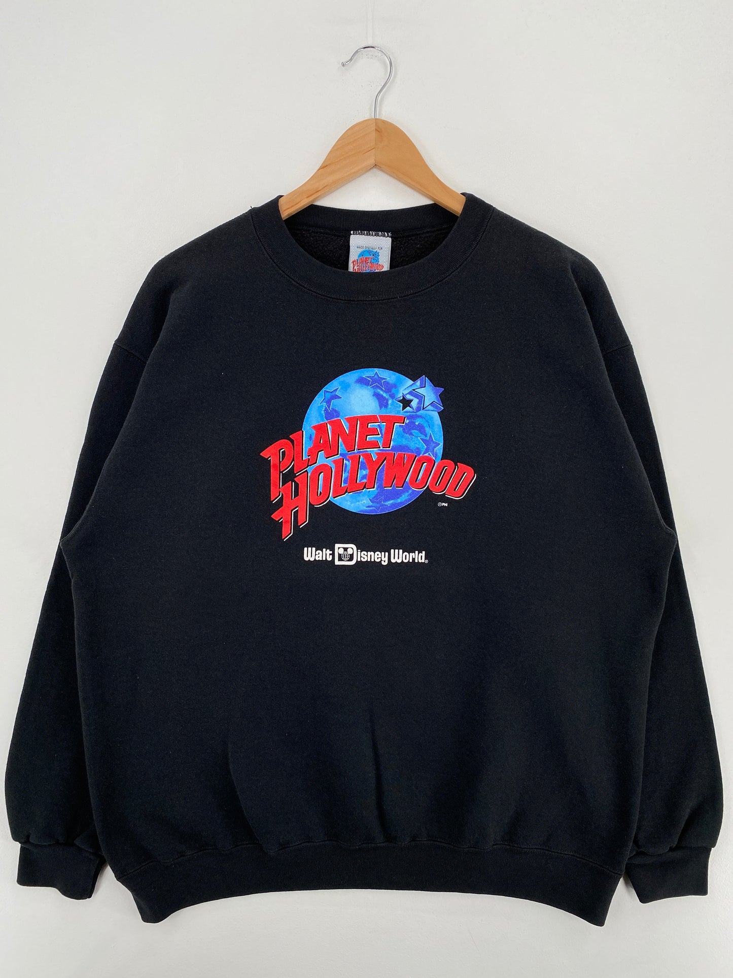 90's PLANET HOLLYWOOD Made in USA Size XL Vintage Sweat-shirt / F6291S