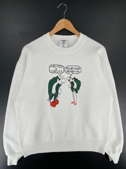 90's TURTLE Made in USA Size L Vintage Sweat-Shirt / G7150S