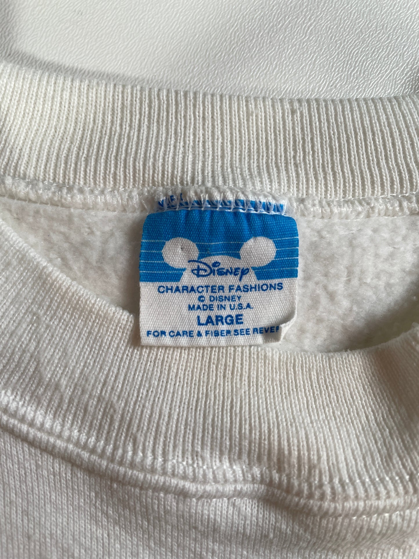 80's DISNEY MICKEY Made in USA Size L Vintage Sweat-shirt / G4939S