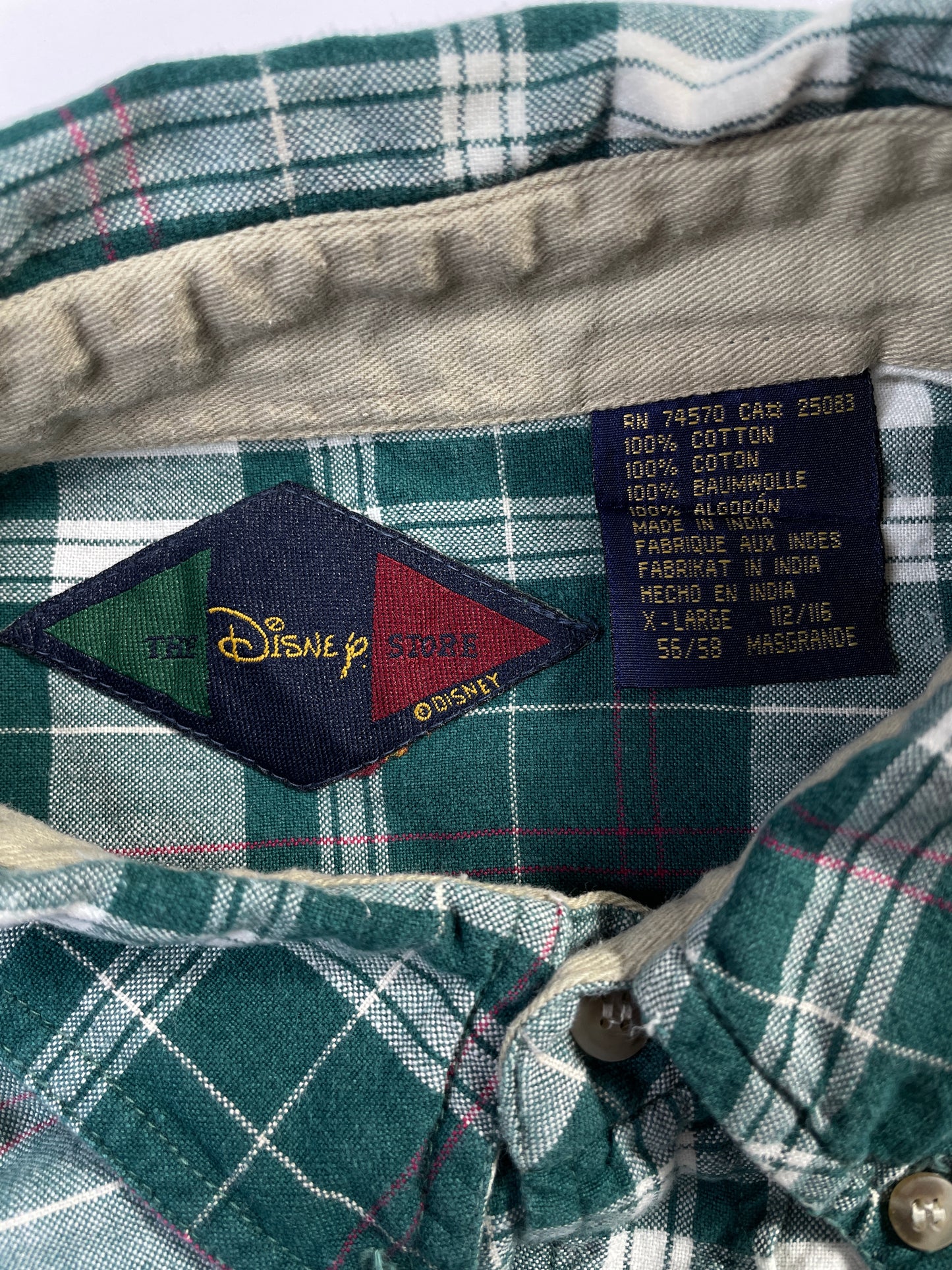 Vintage DISNEY TIGGER Size XL Button Down Shirt / E7422B
