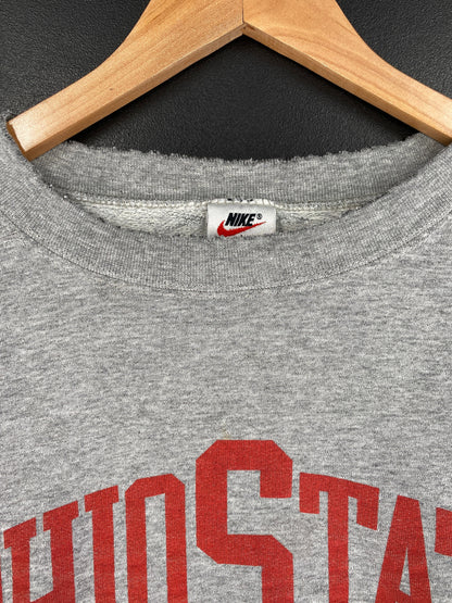 1997 NIKE x OHIO STATE FOOTBALL Size L Vintage College Sweat Shirt / F9617S