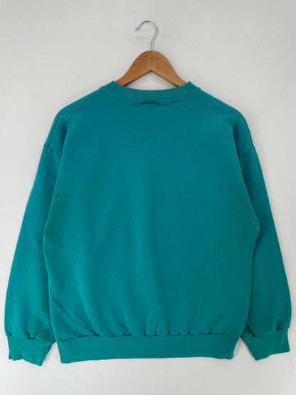 1992 CHARLOTTE HORNETS Made in USA Size XL Vintage NBA Sweat-Shirt / F455S