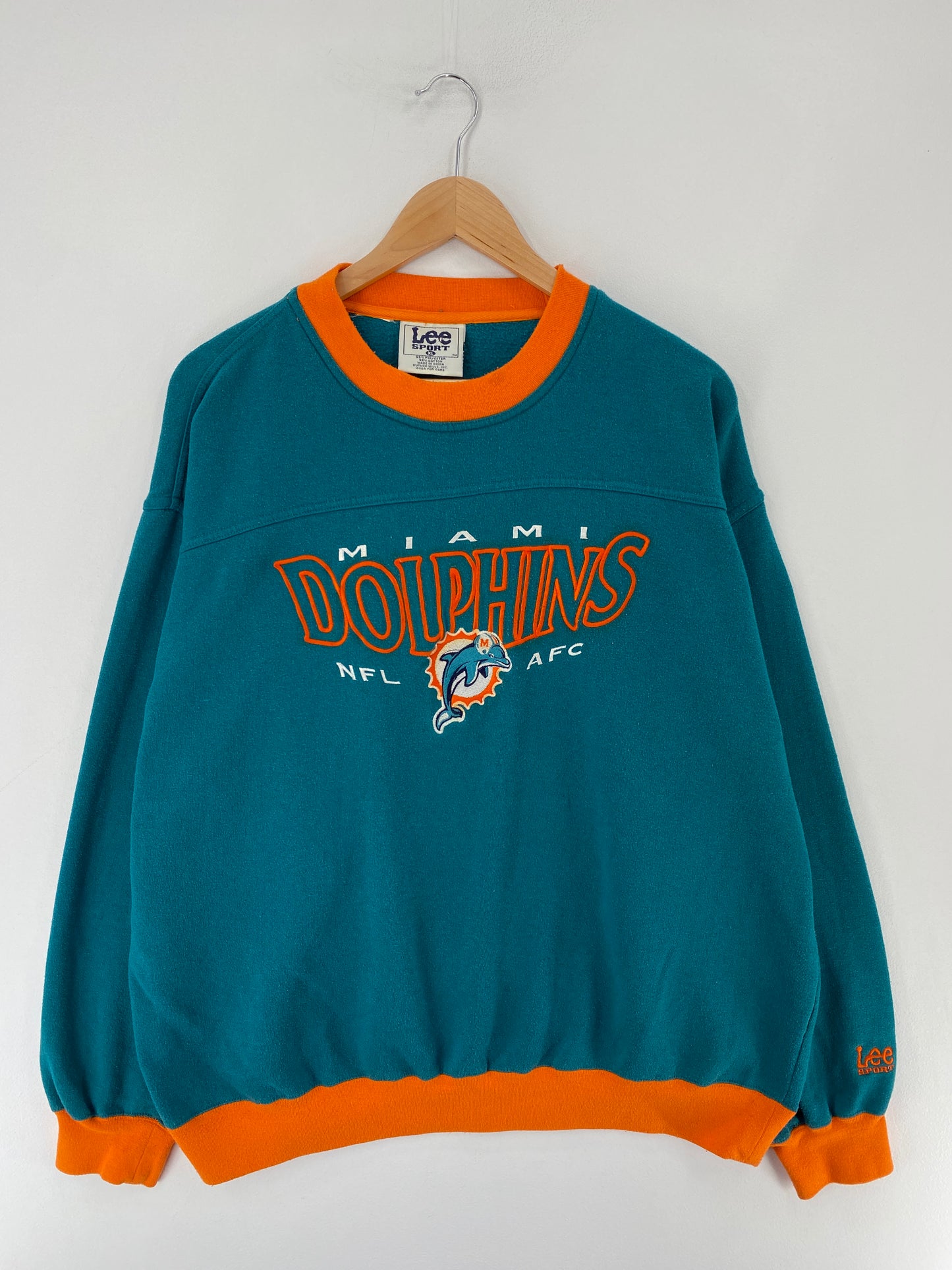 90’s MIAMI DOLPHINS Size XL NFL Sweat-Shirt / E6932S