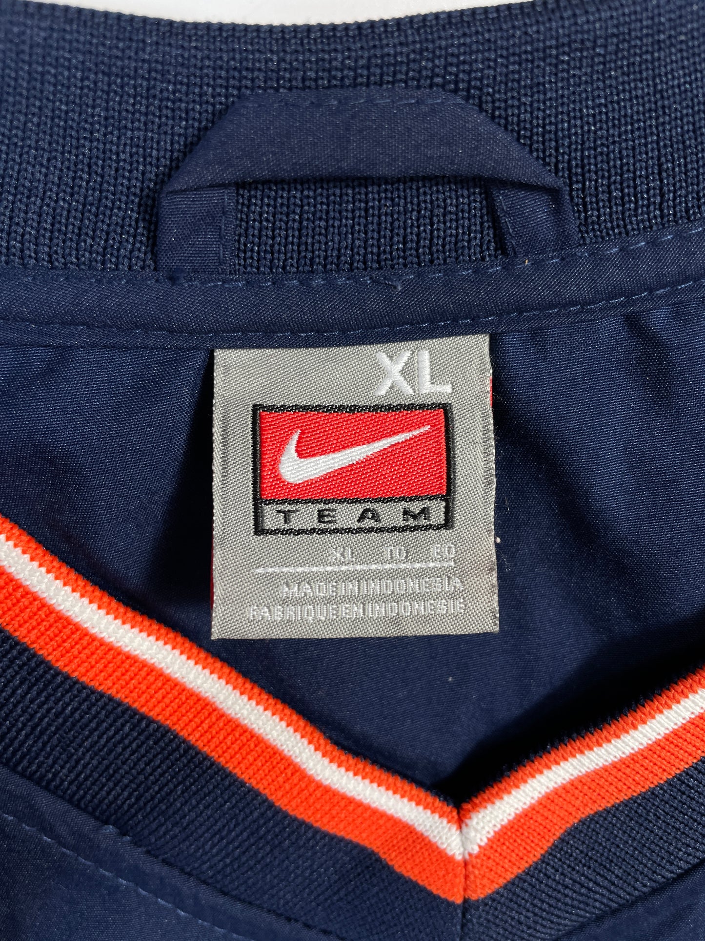 00' NIKE x ILLINOIS Size XL Vintage College Nylon Jacket / F515N