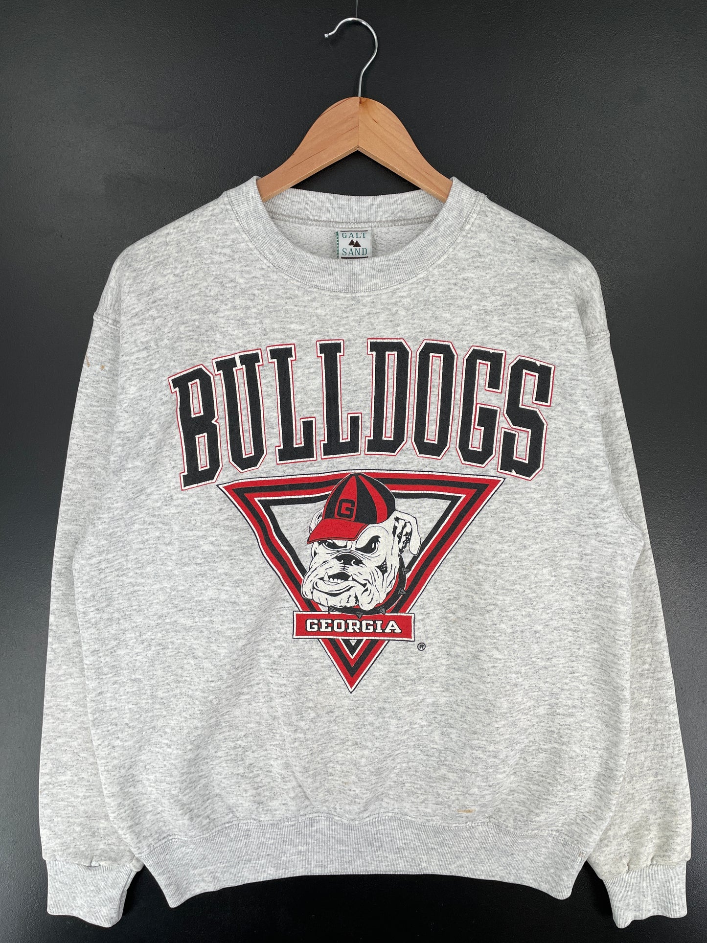 90's GEORGIA BULLDOGS Made in USA Size L Vintage College Sweat-Shirt / E8029S