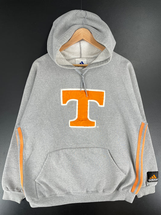 90's ADIDAS x TENNESSEE Size L Vintage College Hoodie Sweat-Shirt / E7049S