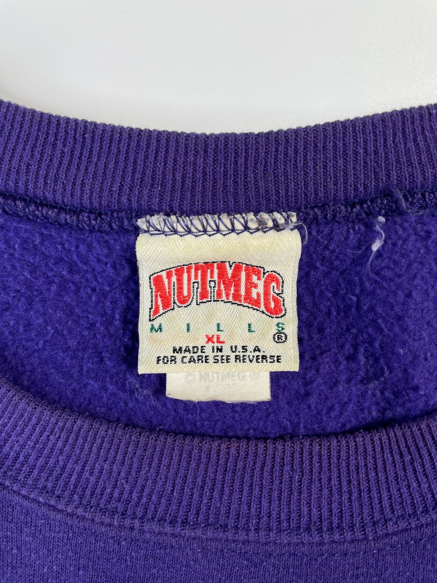 90's MINNESOTA VIKINGS Made in USA Size XL Vintage NFL Sweat-Shirt / E8165S
