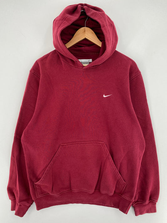 00' NIKE MINI SWOOSH Size L Vintage Hoodie Sweat-Shirt / E9380S