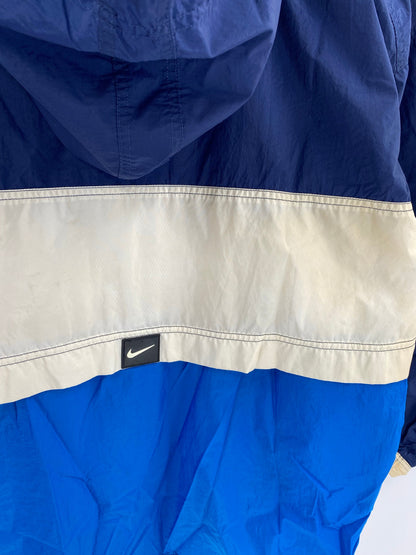 90's NIKE Size Kids XL Vintage Half-Zip Nylon Jacket  / E9235N